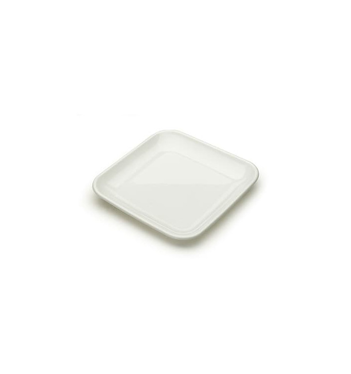 Assiette Carrée Dégustation Blanc 6x6x1cm Assiette Carrée Dégustation Blanc 6x6x1cm
