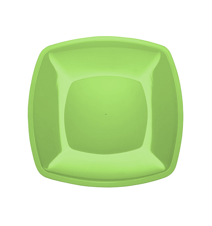 Assiette Plastique Réutilisable Plate Vert Citron PS 300mm (144 Utés) Assiette Plastique Réutilisable Plate Vert Citron PS 300mm (144 Utés)