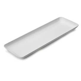 Plateau Rectangulaire Blanc 6x19cm 