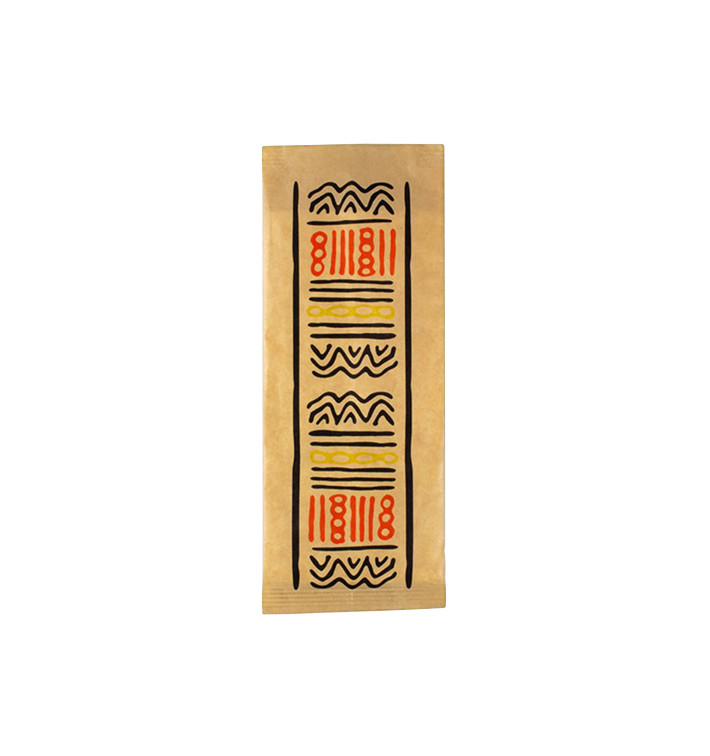 Enveloppe Porte-Couverts avec Serviettes "Tribal" (1000 Utés) Enveloppe Porte-Couverts avec Serviettes "Tribal" (1000 Utés)