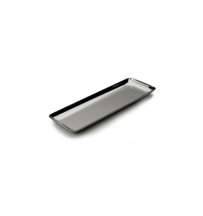 Plateau Rectangulaire Argenté 6x19cm Plateau Rectangulaire Argenté 6x19cm