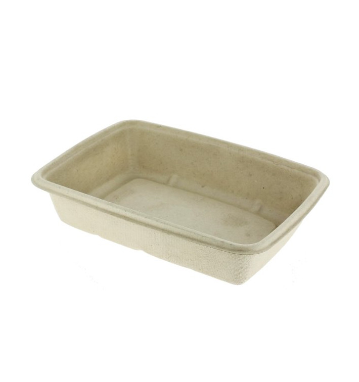 Emballage Canne à Sucre PLA 1350ml 23x18x5cm (75 Utés) Emballage Canne à Sucre PLA 1350ml 23x18x5cm (75 Utés)