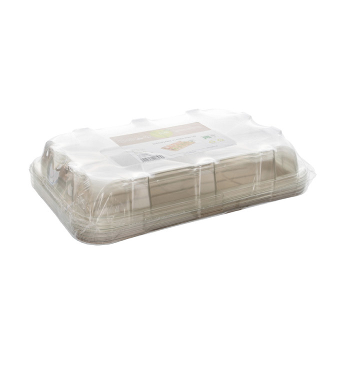 Plateau Canne à Sucre et couvercle 46x30x11cm (5 Utés) Plateau Canne à Sucre et couvercle 46x30x11cm (5 Utés)