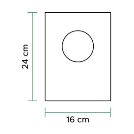 Sac Plastique 100% Compostable 16x24cm (100 Utés)