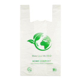Sac à Bretelles 100% Compostable 55x60cm (500 Utés)