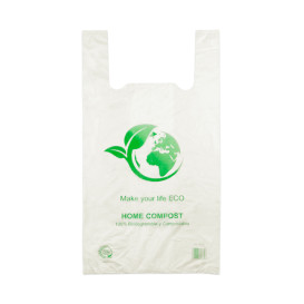 Sac à Bretelles 100% Compostable 50x55 cm (100 Utés)