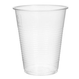 250ml ronde forme de cylindre en plastique transparent de qualité