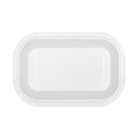 Plat en Carton Ingraissable Blanc 15x23cm 250g/m² (50 Utés)