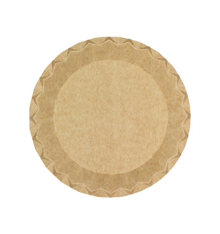 Assiette en Carton Kraft “Flower” Ø18cm 225g/m² (600 Utés) Assiette en Carton Kraft “Flower” Ø18cm 225g/m² (600 Utés)