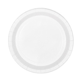 Assiette en Carton Ronde Blanc Ø26cm 200g/m² (50 Utés)
