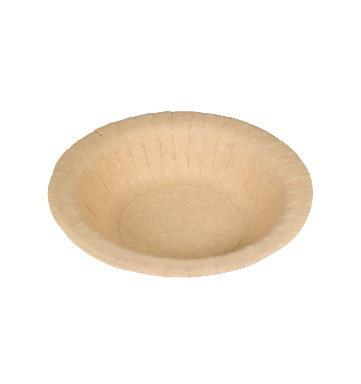 Assiette Creuse en Carton Ingraissable Kraft Ø19cm 245g/m² (500 Utés) Assiette Creuse en Carton Ingraissable Kraft Ø19cm 245g/m² (500 Utés)