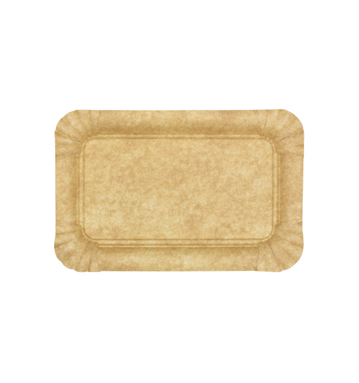 Plat en Carton Kraft "Flower" 12x19cm 295g/m² (50 Utés) Plat en Carton Kraft "Flower" 12x19cm 295g/m² (50 Utés)