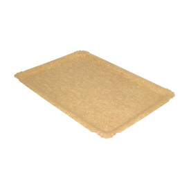 Plat en Carton Kraft "Flower" 25x34cm 390g/m² (50 Utés)