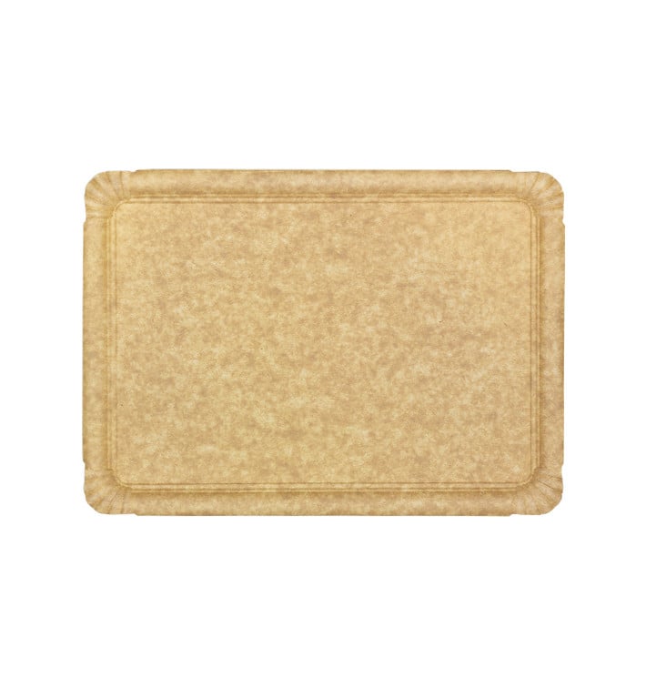 Plat en Carton Kraft "Flower" 25x34cm 390g/m² (750 Utés) Plat en Carton Kraft "Flower" 25x34cm 390g/m² (750 Utés)