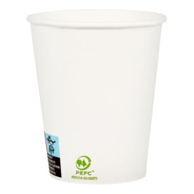 Gobelet Carton Blanc 6Oz/180ml Ø7,0cm (3.000 Utés)