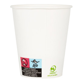 Gobelet Carton Blanc 6Oz/180ml Ø7,0cm (100 Unités)