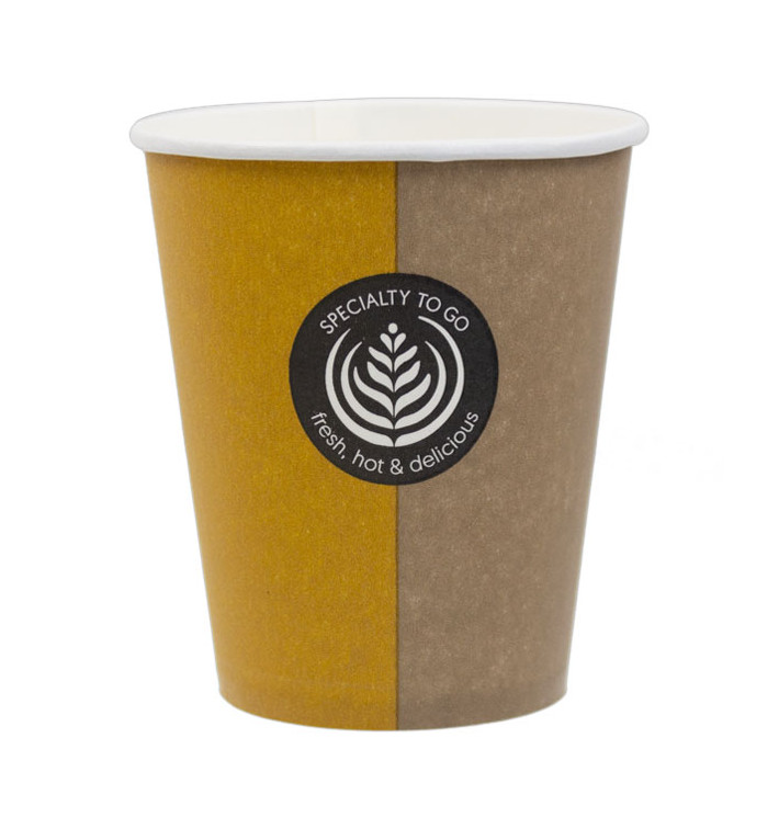Gobelet Carton "Specialty to go" 6Oz/180ml Ø7,0cm (100 Utés) Gobelet Carton "Specialty to go" 6Oz/180ml Ø7,0cm (100 Utés)