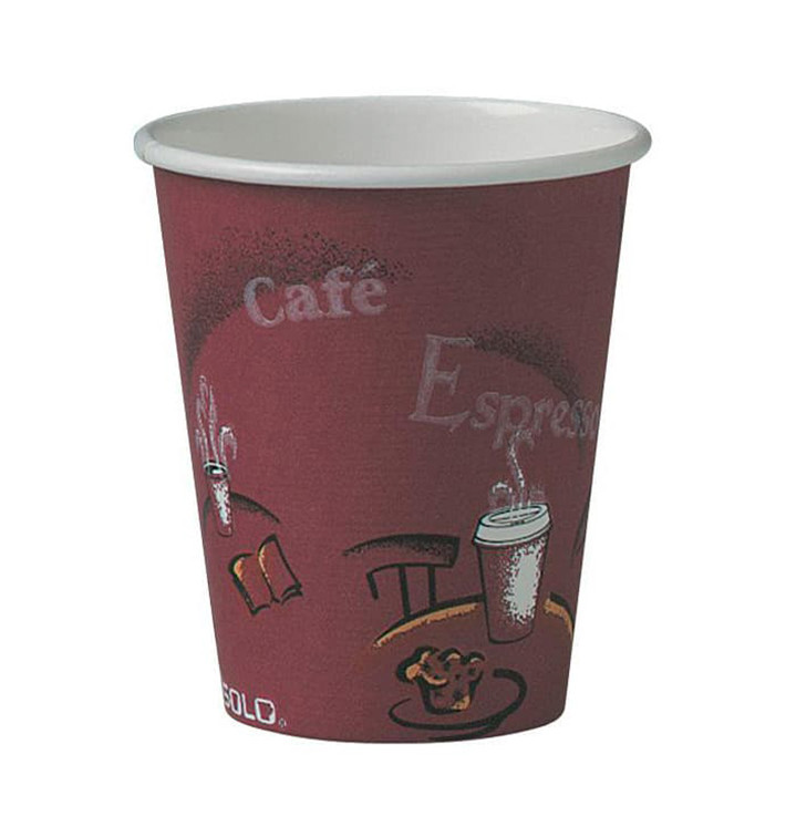 Gobelet Carton 8Oz/240ml "Bistro" Ø8,0cm (1000 Utés) Gobelet Carton 8Oz/240ml "Bistro" Ø8,0cm (1000 Utés)