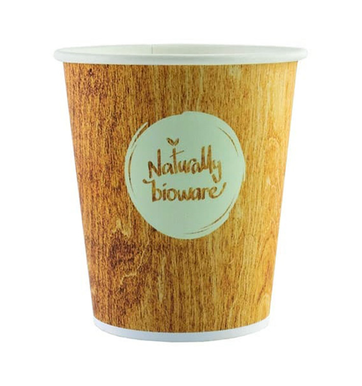 Gobelet Carton PLA BioWare 9Oz/270ml Ø8,0cm (50 Unités) Gobelet Carton PLA BioWare 9Oz/270ml Ø8,0cm (50 Unités)