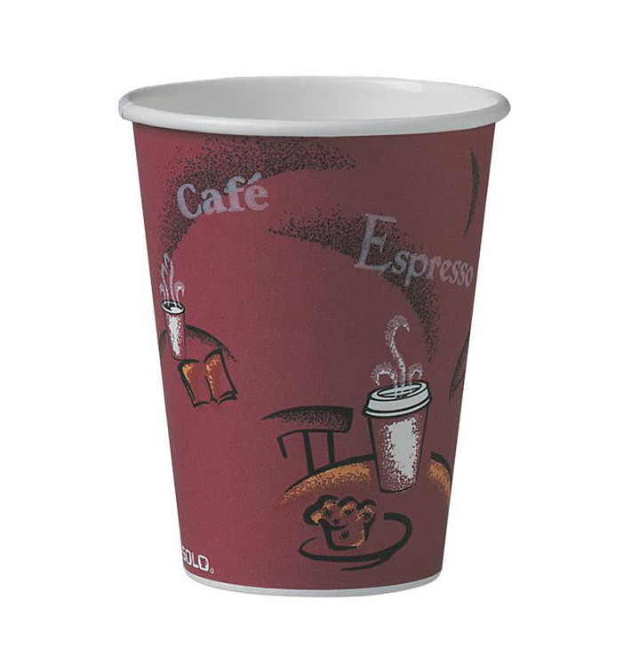 Gobelet Carton 12Oz/360ml "Bistro" Ø8,9cm (1000 Utés) Gobelet Carton 12Oz/360ml "Bistro" Ø8,9cm (1000 Utés)