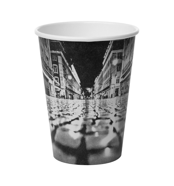 Gobelet Carton 12Oz/360ml Parisien Ø8,9cm (50 Utés) Gobelet Carton 12Oz/360ml Parisien Ø8,9cm (50 Utés)