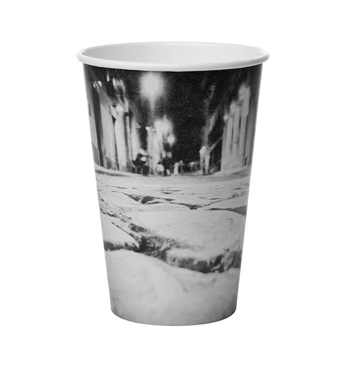 Gobelet Carton 16Oz/500ml Parisien Ø8,9cm (50 Utés) Gobelet Carton 16Oz/500ml Parisien Ø8,9cm (50 Utés)