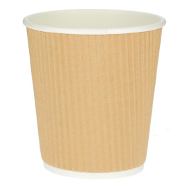 Gobelet Carton 8Oz/250ml Marron Ø8cm (500 Unités)