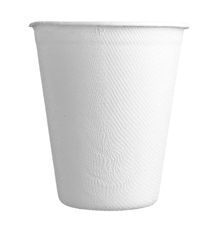 Gobelet en Canne à Sucre Blanc 260ml (10 Utés) Gobelet en Canne à Sucre Blanc 260ml (10 Utés)