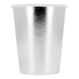 Gobelet Carton Argent 9Oz/240ml "Party" (10 Unités)