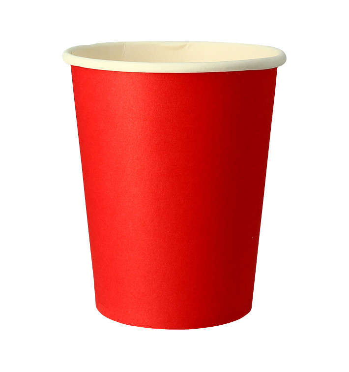 Gobelet Carton Rouge 9Oz/240ml "Party" (300 Unités) Gobelet Carton Rouge 9Oz/240ml "Party" (300 Unités)