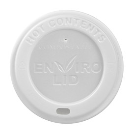 Couvercle en CPLA pour Gobelet Carton 12, 16 et 22 Oz Ø9cm (1000 Utés)