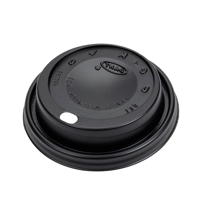 Couvercle Noir avec passage Gobelet Carton Ø8,1cm (100 Unités) Couvercle Noir avec passage Gobelet Carton Ø8,1cm (100 Unités)