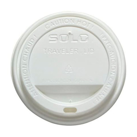 Couvercle avec passage Gobelet Carton 6 et 8oz Ø8,0cm (100 Unités)