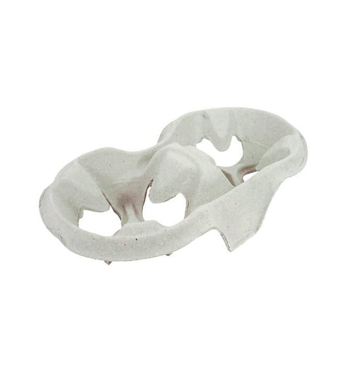 Porte Gobelets Carton 2 Verres (20 Unités) Porte Gobelets Carton 2 Verres (20 Unités)