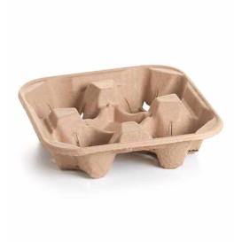 Porte Gobelets Carton pour 4 Verres (300 Utés)