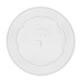 Couvercle PET Croix Gobelet PET et PLA Ø9,5cm (800 Unités)