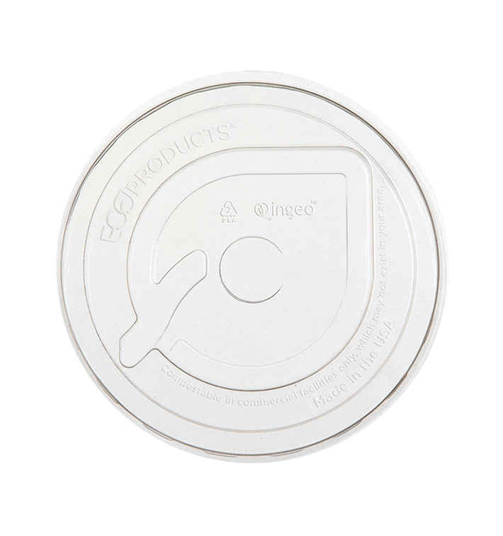 Couvercle Plat PLA Gobelet Amidon de Maïs 265,355,590ml (100 Utés) Couvercle Plat PLA Gobelet Amidon de Maïs 265,355,590ml (100 Utés)