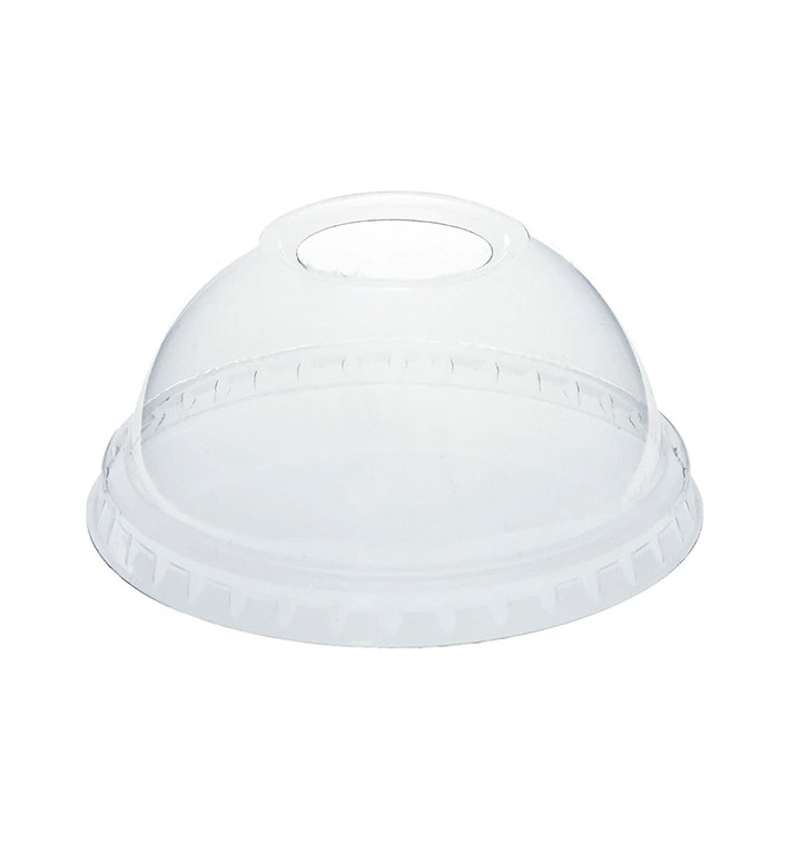Couvercle Dôme Perforé PLA Transp. Ø9,5cm (2000 Unités) Couvercle Dôme Perforé PLA Transp. Ø9,5cm (2000 Unités)