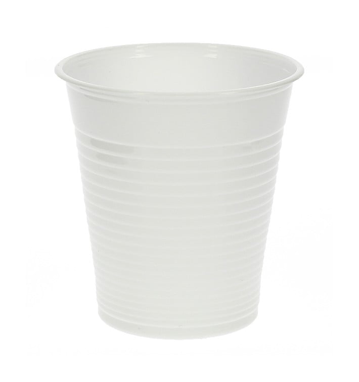 Verre Plastique PP Blanc 200ml (100 Utés)