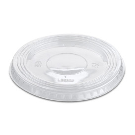 Courvercle PET Non Perforé Transparent Ø9,4cm (1000 Unités)