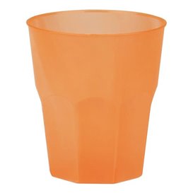 Verre Plastique "Frost" Orange PP 270ml (20 Unités)