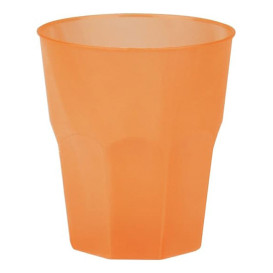 Verre Plastique "Frost" Orange PP 270ml (420 Unités)