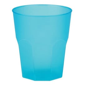 Verre Plastique "Frost" Turquoise PP 270ml (20 Unités)