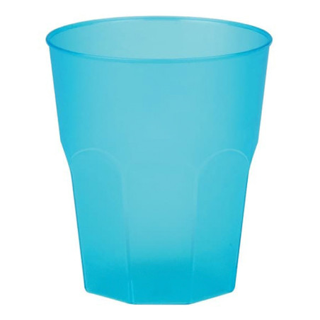 Verre Plastique "Frost" Turquoise PP 350ml (20 Unités)