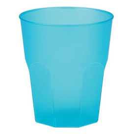 Verre Plastique "Frost" Turquoise PP 270ml (420 Unités)