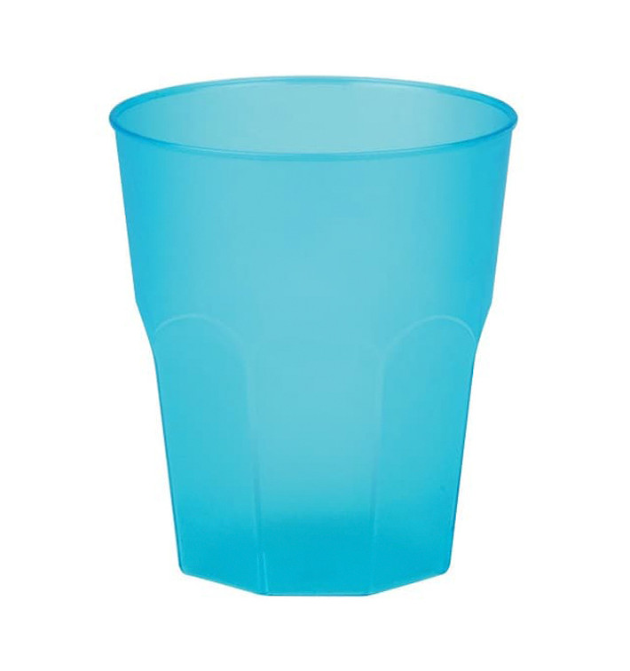Verre Plastique "Frost" Turquoise PP 270ml (420 Unités) Verre Plastique "Frost" Turquoise PP 270ml (420 Unités)