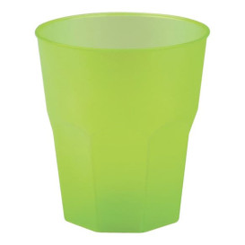 Verre Plastique "Frost" Vert citron PP 270ml (420 Unités)