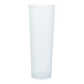 Verre Tube 330ml Transparent  PP (10 Unités)