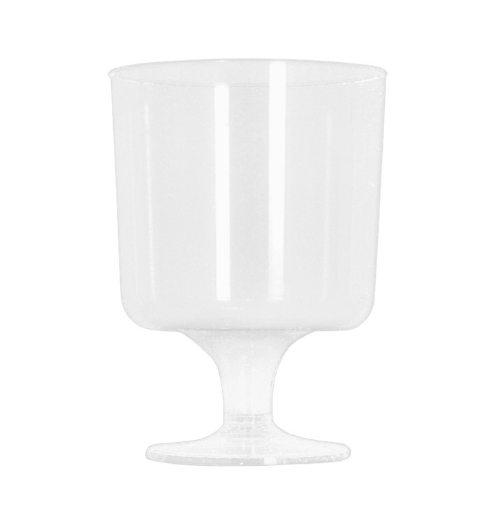Verre à Pied en Plastique 200ml 1P (10 Utés) Verre à Pied en Plastique 200ml 1P (10 Utés)