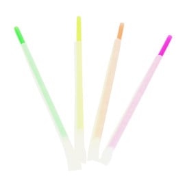 Pailles Emballées Fluorescentes Ø6mm 20cm (1.000 Utés)